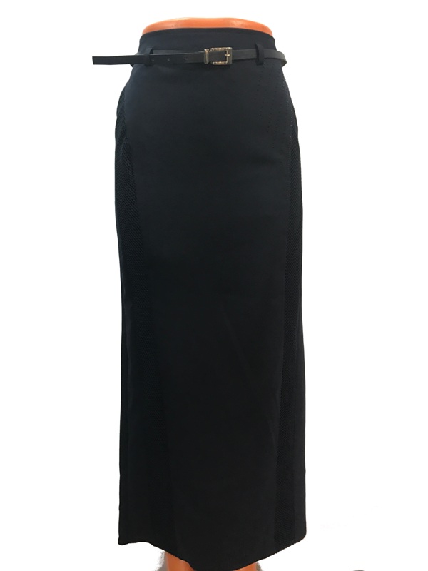 Black Long Ibrahim Hazar skirt