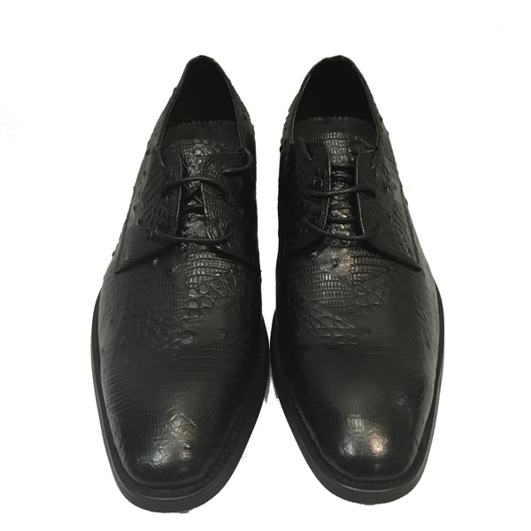 Black Mister Stone show with black lace