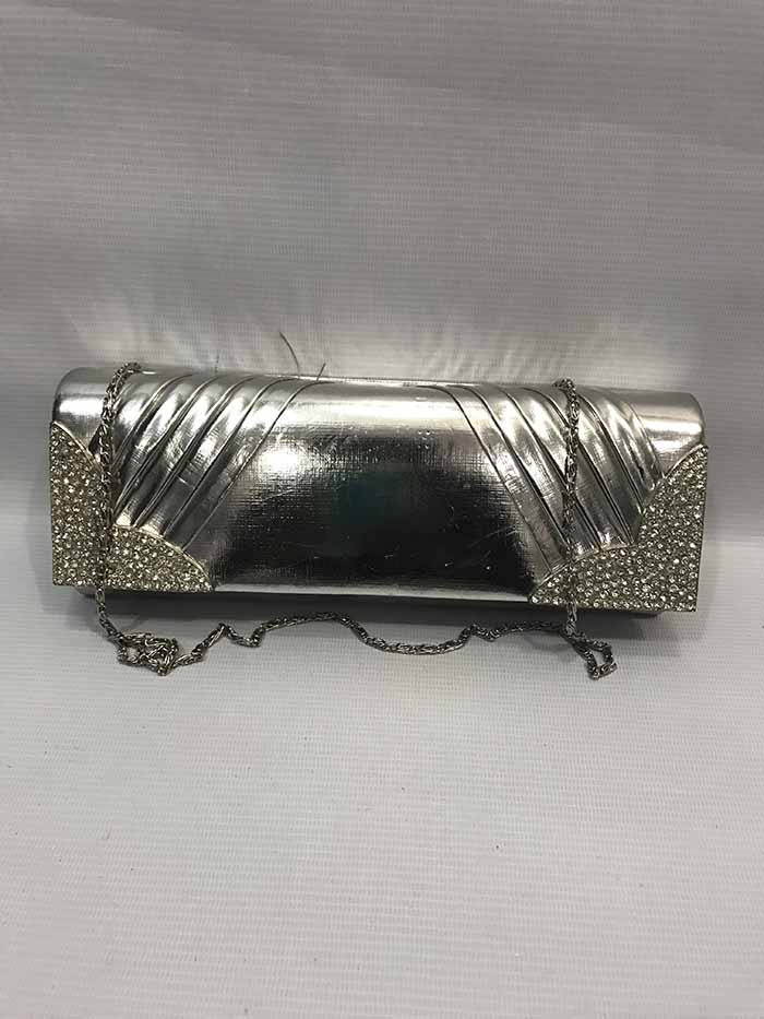 Silver Clutch Purse