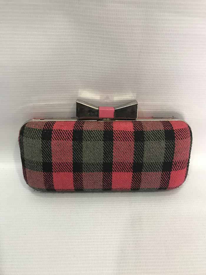 Push Bow Down Clutch Purse