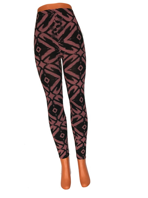 Black and wine  leggings for women